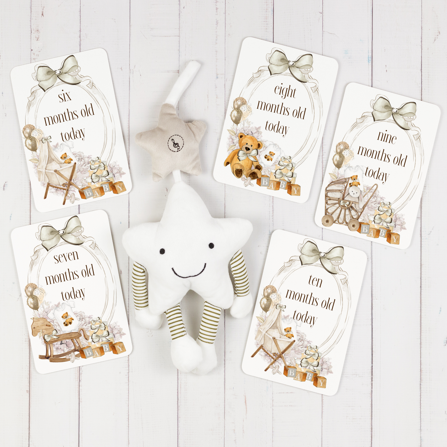 Baby Milestone Cards