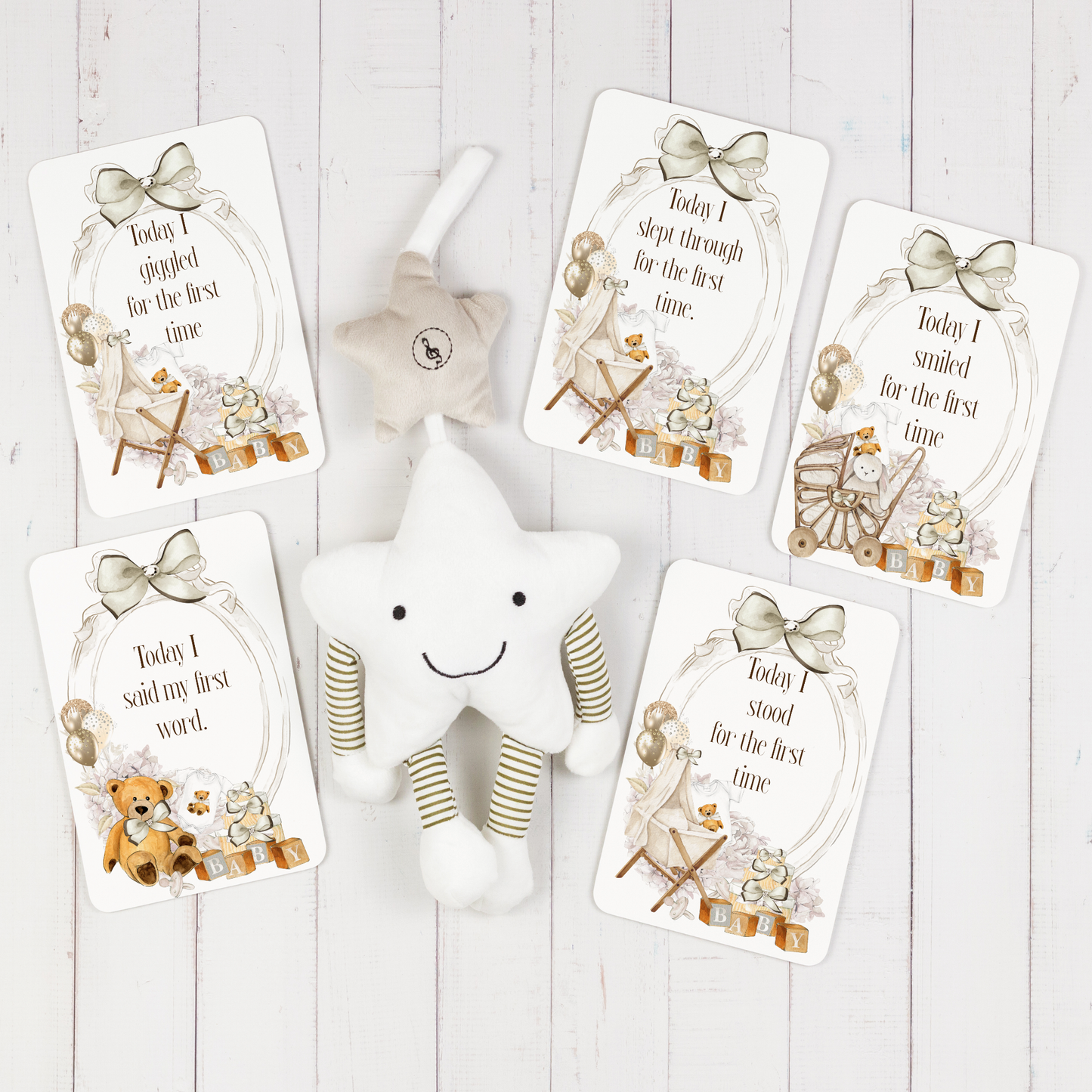 Baby Milestone Cards