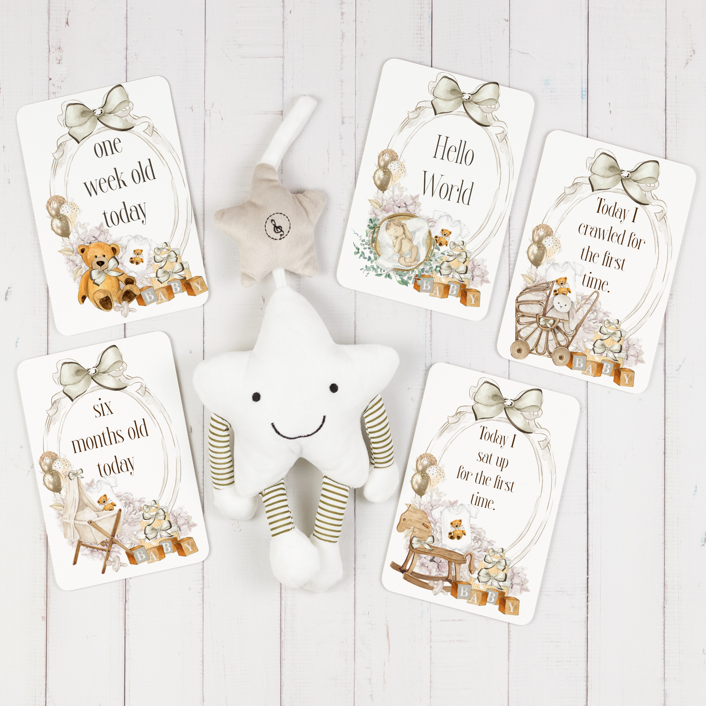 Baby Milestone Cards